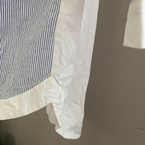 Do+be | Button Down Stripe Tunic Shirt - Picture 4 of 5